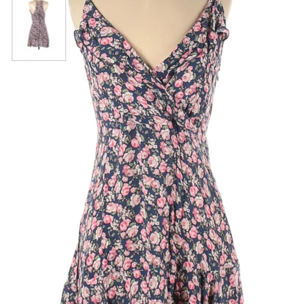 american eagle floral mini dress